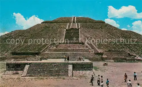 AK / Ansichtskarte San_Juan_Teotihuacan_MX Piramide del Sol 