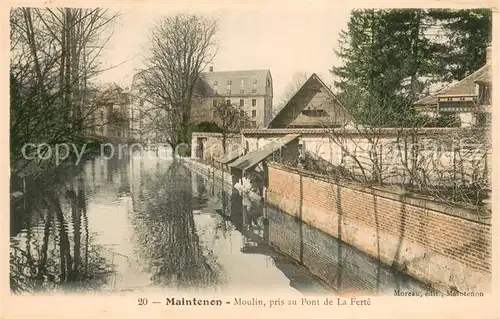 AK / Ansichtskarte Maintenon_28 Moulin pris au Pont de La Ferte 