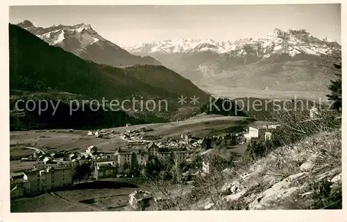 AK / Ansichtskarte Leysin_VD Dents des Morcles et les Dents du Midi 