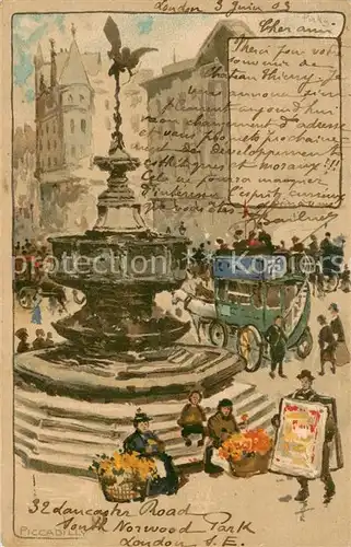 AK / Ansichtskarte London__UK Picadilly 