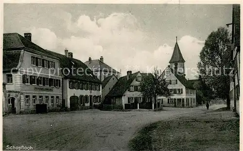 AK / Ansichtskarte Schopfloch_Mittelfranken Ortspartie Schopfloch Mittelfranken