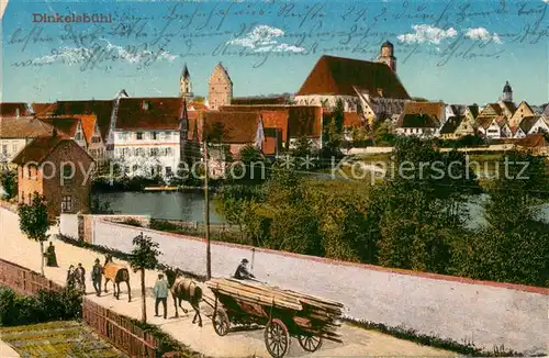 AK / Ansichtskarte Dinkelsbuehl Ortsansicht Dinkelsbuehl