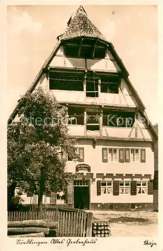 AK / Ansichtskarte Noerdlingen Altes Gerberhaus Noerdlingen