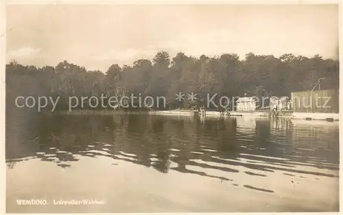 AK / Ansichtskarte Wemding Lohweiher Waldsee Wemding