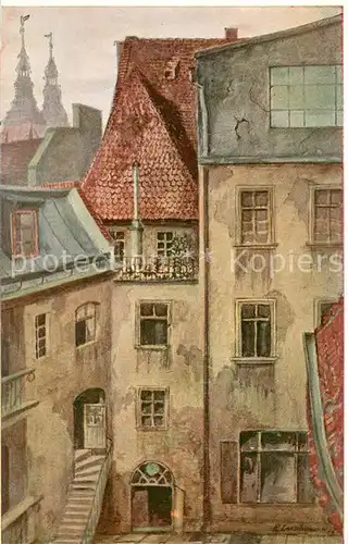 AK / Ansichtskarte Breslau_Niederschlesien Wohnung des Kaufherrn Schroeter und Fenster des gemeinschaftlichen Speisesaales Breslau_Niederschlesien