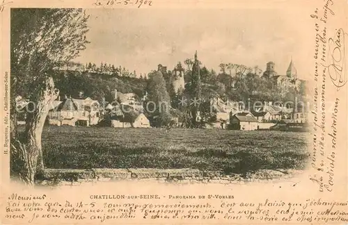 AK / Ansichtskarte Chatillon sur Seine Panorama de St Vorles Chatillon sur Seine