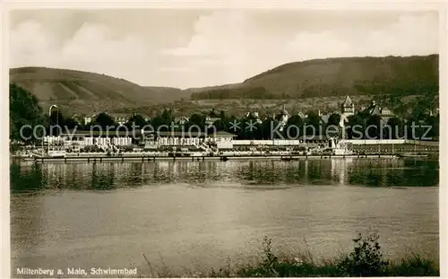 AK / Ansichtskarte Miltenberg_Main Schwimmbad Miltenberg Main