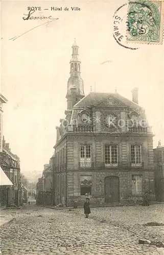AK / Ansichtskarte Roye__80_Somme Hotel de Ville 