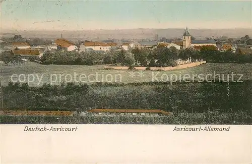 AK / Ansichtskarte Deutsch Avricourt_57_Moselle Panorama 