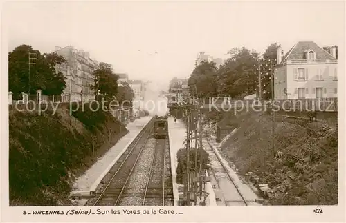 AK / Ansichtskarte Vincennes_94 Sur les Voies de la Gare 