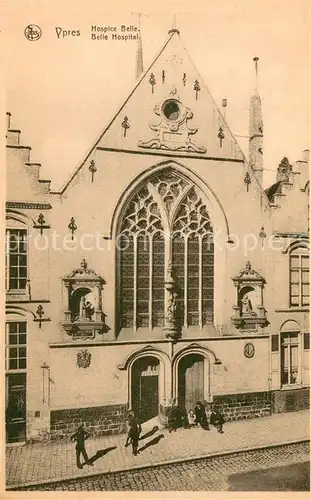 AK / Ansichtskarte Ypres_Ypern_Ieper Belle Hospital 