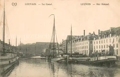 AK / Ansichtskarte Louvain_Flandre La Canal Louvain_Flandre
