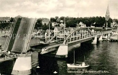 AK / Ansichtskarte Sonderborg_DK Grosse Zugbruecke 