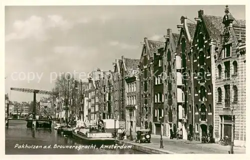 AK / Ansichtskarte Amsterdam__NL Pakhuizen a. d. Brouwersgracht 