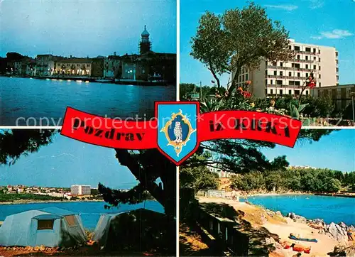 AK / Ansichtskarte Krk_Otok_Croatia Hotel Drazica   Hotel Koralj   Autocamp 