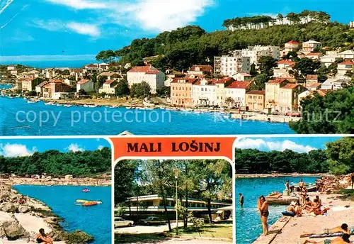 AK / Ansichtskarte Mali_Losinj Strand u. Kueste Teilansichten Mali Losinj