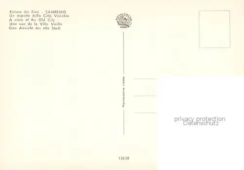 AK / Ansichtskarte San_Remo Alt Stadt San_Remo