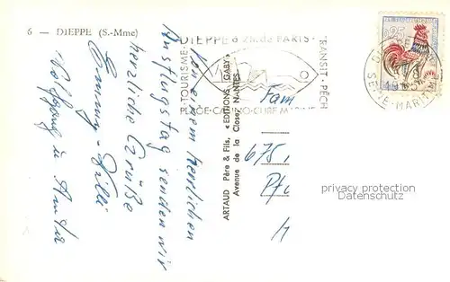 AK / Ansichtskarte Dieppe_76 Le Chateau Vue densemble Le Lisieux a quai Esplanade 