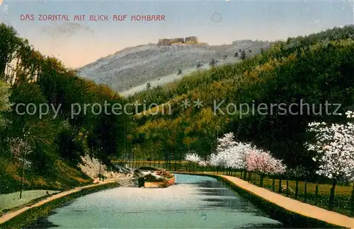 AK / Ansichtskarte Vogesen_Vosges_Region Das Zorntal mit Blick auf Hohbarr Vogesen_Vosges_Region
