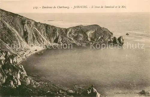 AK / Ansichtskarte Jobourg_50 Anse de Sennival et le Nez 