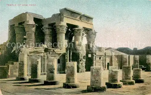 AK / Ansichtskarte Kom_Ombo_Egypt Temple of Kom Ombo 