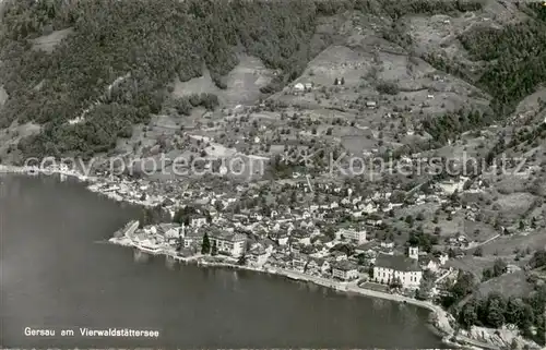 AK / Ansichtskarte Gersau_Vierwaldstaettersee Fliegeraufnahme Gersau_Vierwaldstaettersee