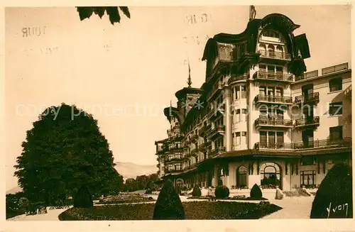 AK / Ansichtskarte Evian les Bains_74 Le Royal Hotel et les Jardins 