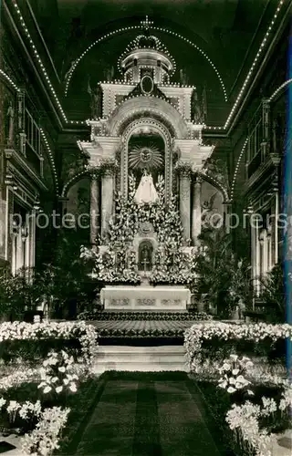 AK / Ansichtskarte Havana_Habana Our Lady of Mercy Church Main Altar illuminated Havana Habana