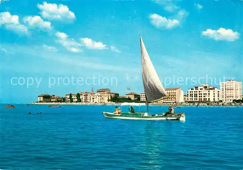 AK / Ansichtskarte Grado_Gorizia_IT Veduta dal mare 