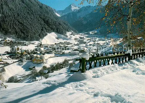 AK / Ansichtskarte Gaschurn_Vorarlberg Winterpanorama mit Valluela Gaschurn Vorarlberg