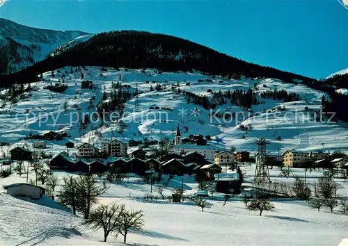 AK / Ansichtskarte Unterbaech_VS mit Skigebiet Brandalp 