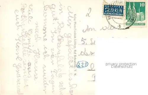 AK / Ansichtskarte Bad_Rothenfelde Haus Teutoburg Bad_Rothenfelde