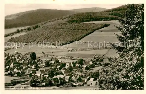 AK / Ansichtskarte Niedersfeld_Winterberg Panorama 