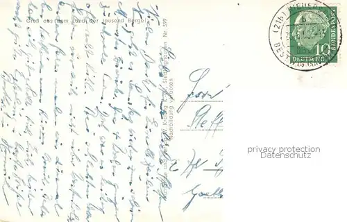 AK / Ansichtskarte Niedersfeld_Winterberg Blick ins Ruhrtal 