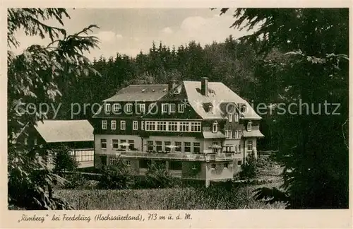 AK / Ansichtskarte Rimberg_Schmallenberg Gasthaus Rimberg_Schmallenberg