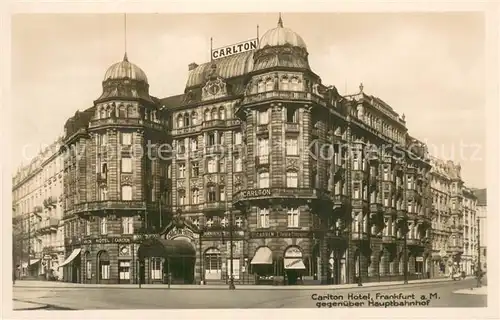 AK / Ansichtskarte Frankfurt_Main Carlton Hotel am Hauptbahnhof Frankfurt Main