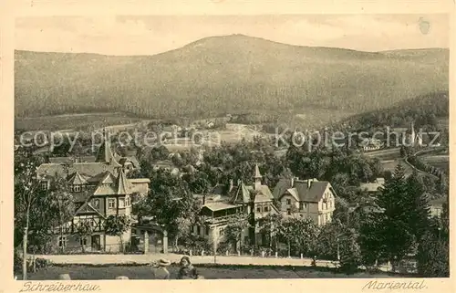 AK / Ansichtskarte Schreiberhau_Niederschlesien Mariental Panorama Schreiberhau