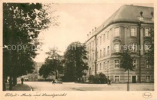 AK / Ansichtskarte Tilsit_Sowetsk_Oblast_Kaliningrad Amts und Landgericht 