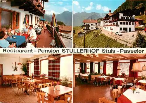 AK / Ansichtskarte Stuls_Moos_Passeier_IT Restaurant Pension Stullerhof Gastraeume Terrasse 