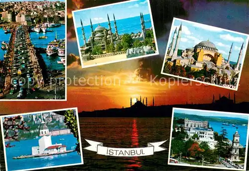 AK / Ansichtskarte Istanbul_Constantinopel_TK Moscheen u. Teilansichten 