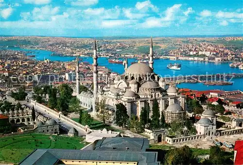 AK / Ansichtskarte Istanbul_Constantinopel_TK Sueleymanive u. Goldenes Horn 