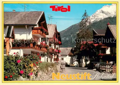 AK / Ansichtskarte Neustift_Stubaital_Tirol Strassenpartie Neustift_Stubaital_Tirol