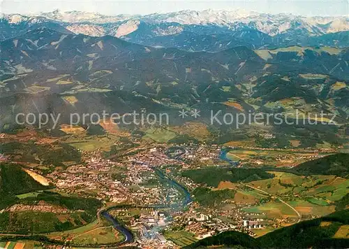 AK / Ansichtskarte Leoben Fliegeraufnahme Panorama Leoben