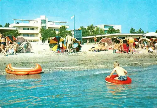 AK / Ansichtskarte Mamaia Strand m. Touristen Mamaia