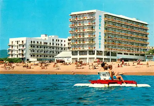 AK / Ansichtskarte Santa_Susana__Costa_Dorada_ES Hotel Tahiti Strand 