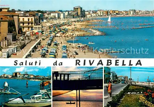 AK / Ansichtskarte Rivabella_Rimini_IT Panorama   La Spiaggia  