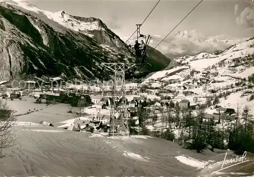 AK / Ansichtskarte Valloire_Savoie Vue generale le tete benne Julliard au fond le Perron des Encombres Valloire Savoie