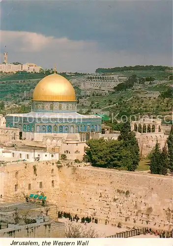 AK / Ansichtskarte Jerusalem_Yerushalayim The Western Wall Jerusalem_Yerushalayim