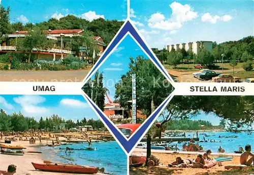 AK / Ansichtskarte Umag_Umago_Istrien Stella Maris Hotels Strandpartien Umag_Umago_Istrien