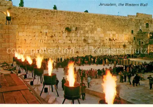 AK / Ansichtskarte Jerusalem_Yerushalayim The Western Wall Jerusalem_Yerushalayim
